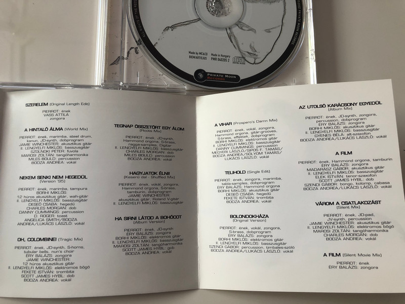 Best Of Pierrot (1990-95) - Az Első Felvonás / Private Moon Records ‎Audio CD 2002 / PMR 040205 2