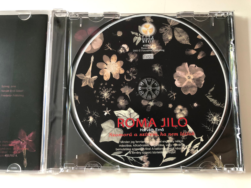 Roma Jilo - Horváth Ernő / Szomorú a szívem, ha nem látlak / Firestarter Publishing Audio CD 2005 / 455702-4