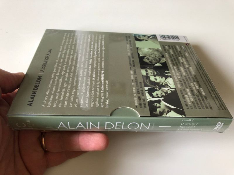 Alain Delon Collection DVD Box Set Alain Delon a krimi királya / Hungarian Release / Deux hommes dans la ville, Le cercle rouge, Adieu l'ami, Le Choc, Les granges brulees / (5999544702455)