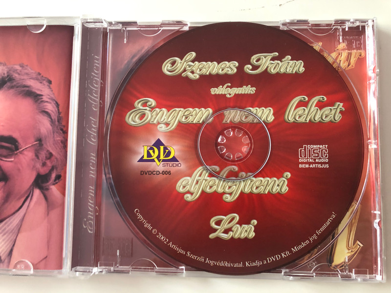 Szenes Ivan valogatas - Engem nem lehet elfelejteni - Lui / DVD Studio DVD CD 2002 / DVDCD-006