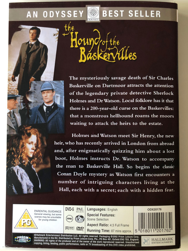 The Hound of the Baskervilles DVD 2000 / Directed by Rodney Gibbons / Starring: Matt Frewer, Kenneth Welsh (5018011201762)