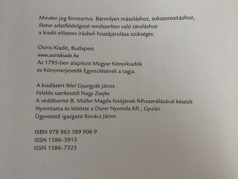 A magyar filmtörténet képeskönyve / The Photo Book of Hungarian Film History / Gyürey Vera - Lencsó László - Veress József / Publisher: Osiris Kiadó (9789633899069)