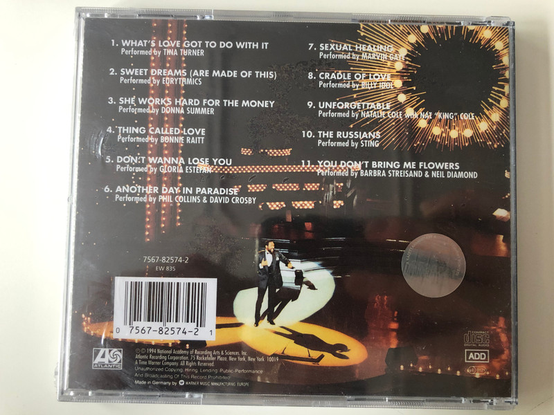 Grammy's Greatest Moments - Volume I / Atlantic ‎Audio CD 1994 / 7567-82574-2