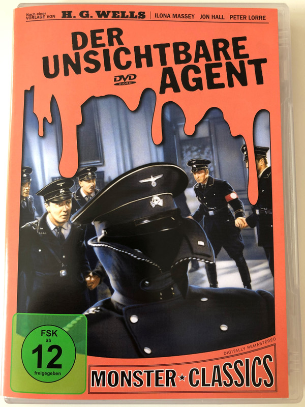 Der Unsichtbare Agent DVD 1942 Invisible Agent - Monster Classics / Directed by Edwin L. Marin / Based on the novel by H.G. Wells / Starring: Ilona Massey Jon Hall (4020628977719)