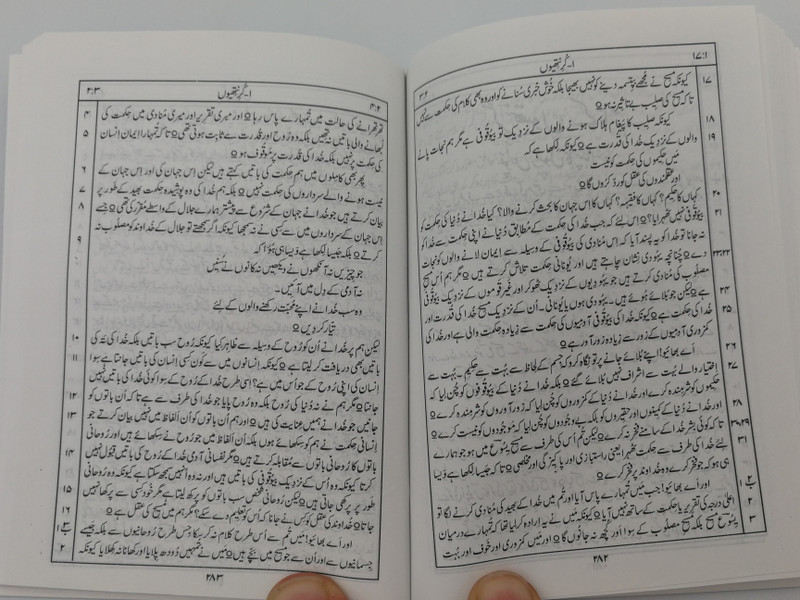 Urdu (Persian) New Testament / Pakistani Bible Society 2014 / Blue Vinyl Bound / Urdu NT (9692504336)