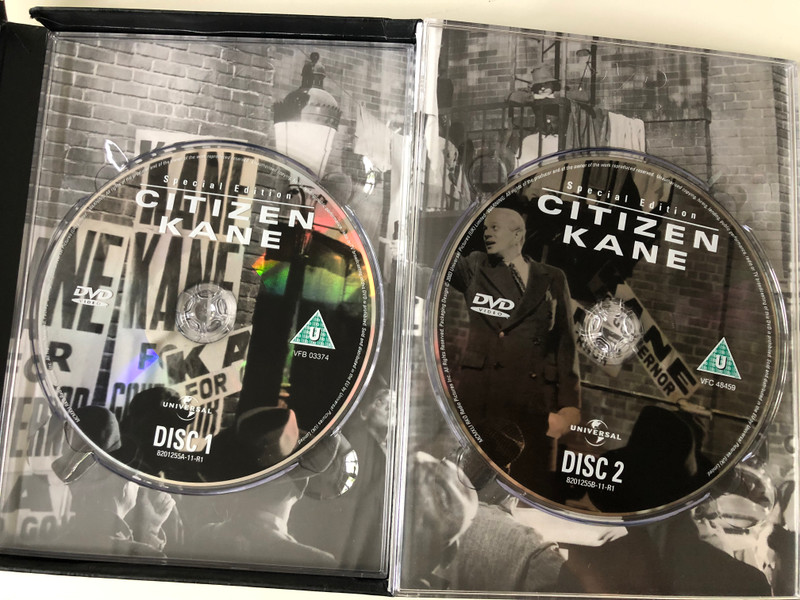 Citizen Kane - Special Edition 2DVD 1941 / Directed by Orson Welles / Starring: Orson Welles, Joseph Cotten, Dorothy Comingore, Everett Sloane, Ray Collins (5050582012552)