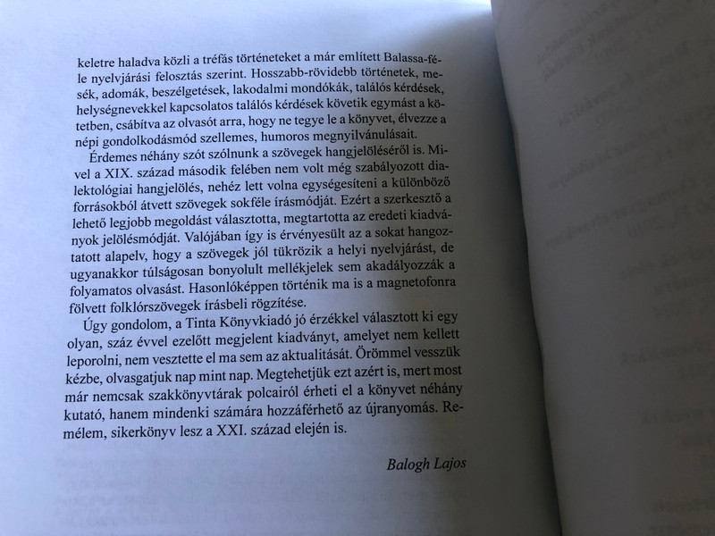 Tréfás népmesék és adomák / Nyelvjárási olvasókönyv / by Simonyi Zsigmond / Tinta Könyvkiadó / Funny folk tales and adomas REPRINT EDITION (9789634091363)