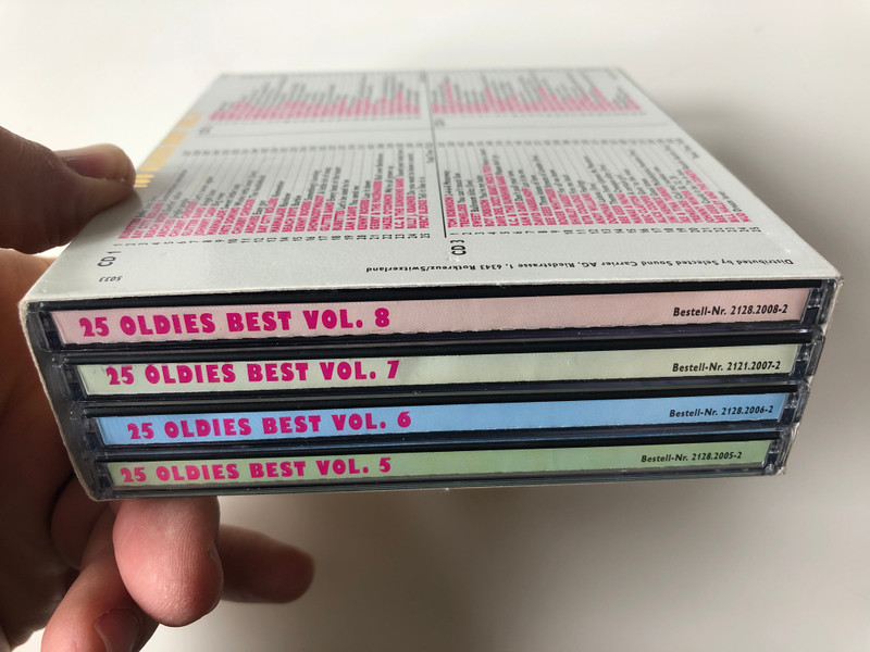 100 Oldies Best - Vol. 2 - CD Box 4 / Donovan - Colours, Sweet - Ballroom blitz, Archies - Sugar sugar, Rubettes - I Can do it, Marmalade - Rainbow, Johnny Cash - Big river, and many others / Selected Sound Carrier 4x Audio CD, Box Set / 5033