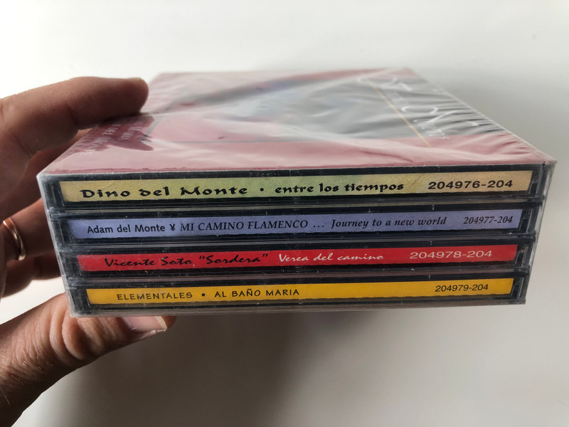 Flamenco Nuevo - Dino del Monte & Al Bano Maria, Vincente Soto ''Sordera'' & Adam del Monte / Sonyfolk 4x Audio CD 2000, Box Set / 204975-352
