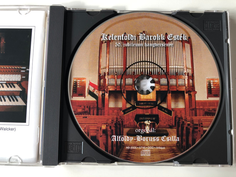 Kelenfoldi Barokk Estek - 50. jubileumi hangversenye / Orgonal: Alfoldy-Boruss Csilla / Audio CD 2004 / AB-2005