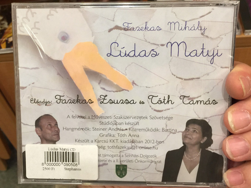 Ludas Matyi by Fazekas Mihály / Hungarian Audio Book / Karcsú KKT 2012 Audio CD / Read by Fazekas Zsuzsa, Tóth Tamás / Classic Hungarian folk tale (8000000090508)