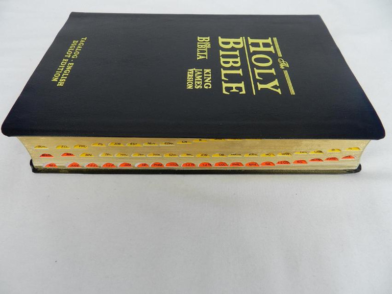 Ang Biblia (Tagalog) -King James Version (English) Bilingual Bible / Leather