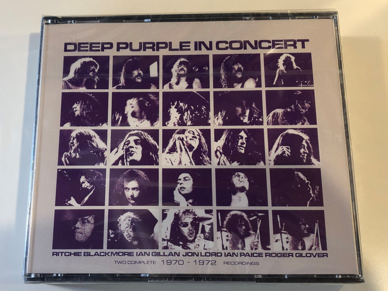 Deep Purple ‎– In Concert / Ritchie Blackmore Ian Gillan Jon Lord Ian Paice Roger Glover / Two Complete 1970-1972 Recordings / HEC Enterprises Ltd. 2x Audio CD 1980 / CDS 7981812