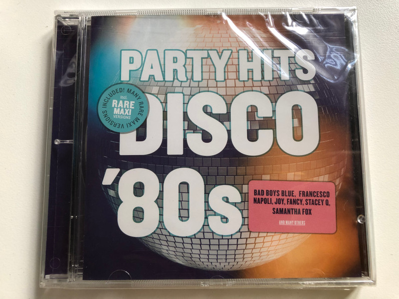Party Hits  Disco '80s / Bad Boys Blue, Francesco Napoli, Joy, Fancy, Stacey Q, Samantha Fox, and many others / Neway Studios Audio CD 2013 / 1302