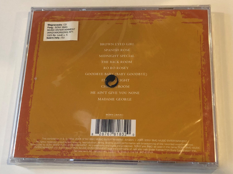 Van Morrison ‎– Collections / Brown Eyed Girl, Midnight Special, Spanish Rose, and many more / Sony BMG Music Entertainment ‎Audio CD 2005 / 82876781832