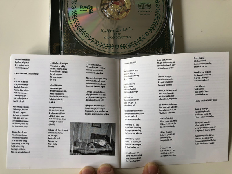 Búsulni Sohasem Tudtam... / Erdelyi magyar nepzene - Hungarian Folk Music From Transylvania / Kallós Zoltán És Az Ökrös Együttes ‎/ Fonó Records ‎Audio CD 1997 / FA-028-2