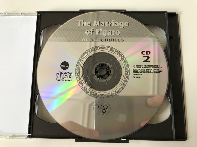 The Marriage of Figaro - Wolfgang Amadeus Mozart - Opera Choices / Compagnia Coro Teatro Lirico d'Europa, Conductor: Krassimir Kopalov / 2x Audio CD 2006 / OC211