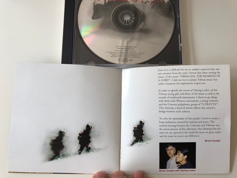 Original Soundtrack - Himalaya - The Rearing Of A Chief / Music Conducted by Bruno Coulais ‎/ Directed by Eric Valli / Galatee Films Audio CD 1999 /‎ 8 48645 2