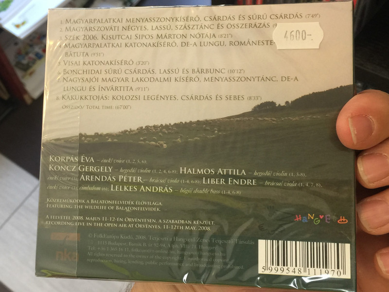 Tükrös Zenekar ‎– A Mi Mezőségünk / Our Transylvanian Heath, Hungarian Village Music / Folk Európa ‎Audio CD 2008 / 5999548111970