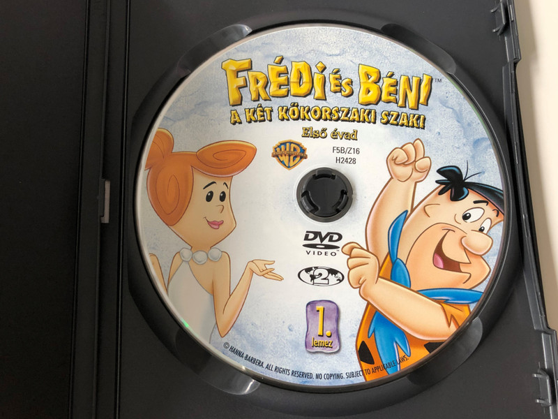 The Flintstones Season 1 DVD 1966 Frédi és Béni A két kőkorszaki szaki / Season 1 - Első évad / Episodes 1-7 / Disc 1 / Hanna-Barbera / Animated Classic (5999048908087)