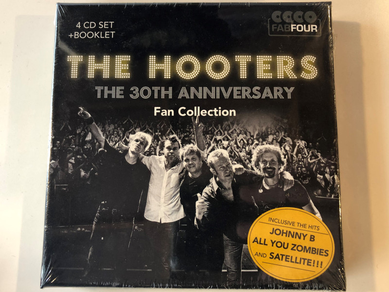 The Hooters ‎– The 30th Anniversary, Fan Collection / Inclusive The Hits Johnny B, All You Zombies, and Satellite!!! / Membran ‎4x Audio CD Stereo / 233099