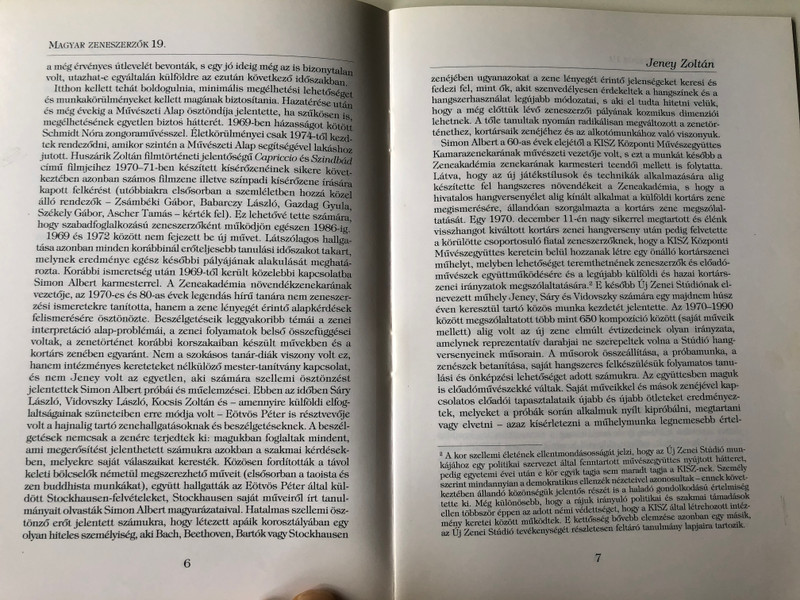 Jeney Zoltán (1943-2019) Magyar Zeneszerzők 19. by Szitha Tünde / Mágus Kiadó (9789639433038)