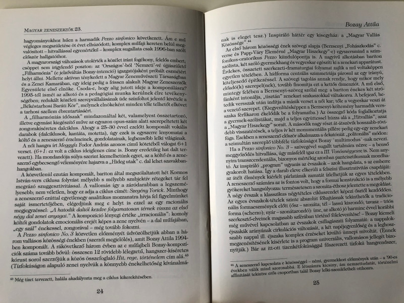 Bozay Attila (1939-1999) Magyar Zeneszerzők 23. by Olsvay Endre / Mágus Kiadó (9789639433137)