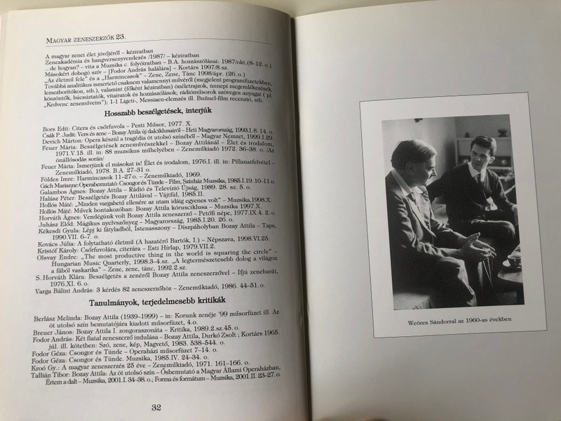 Bozay Attila (1939-1999) Magyar Zeneszerzők 23. by Olsvay Endre / Mágus Kiadó (9789639433137)
