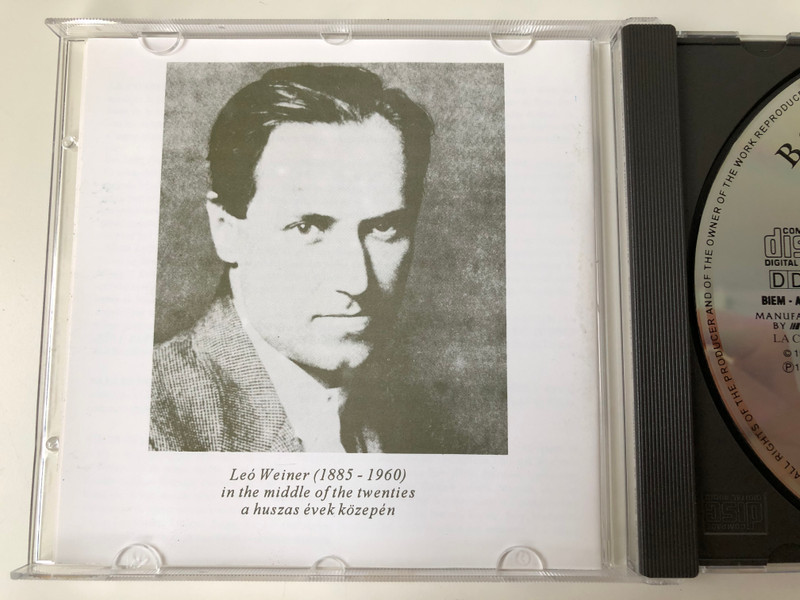 Leo Weiner - Playing at Soldiers-symphonic picture, Concertino for piano and orchestra, Suite on Hungarian Folk Dances for orchestra / Bartok Conservatory Symphony Orchestra Budapest / Soloist: Balazs Reti, Conducted by: Tibor Szabo / Audio CD 1993