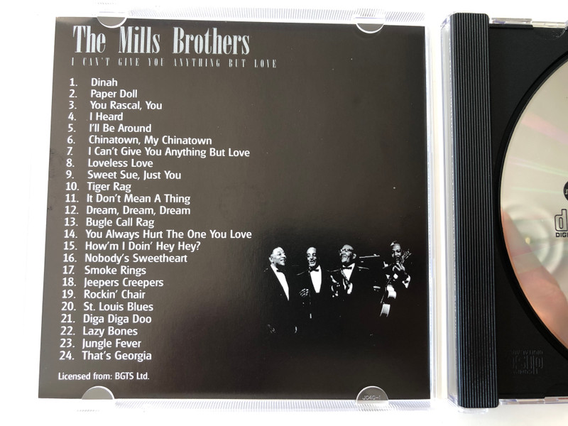 The Mills Brothers - I Can't Give You Anything But Love / Audio CD 2005 / LATA078