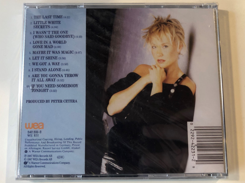 Agnetha Fältskog ‎– I Stand Alone / WEA ‎Audio CD 1987 / 242 231-2