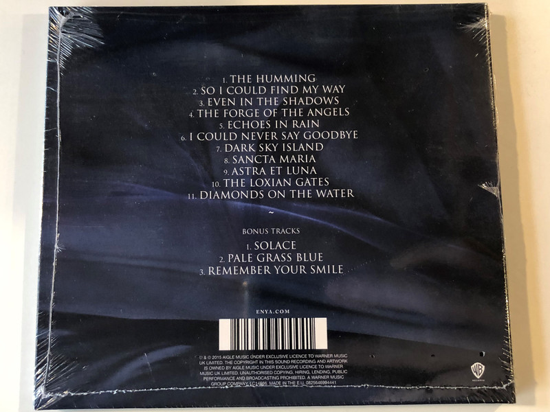 Enya ‎– Dark Sky Island / Deluxe Edition / Features The Single 'Echoes In Rain', Plus 3 Bonus Tracks / Warner Bros. Records ‎Audio CD 2015 / 0825646994441