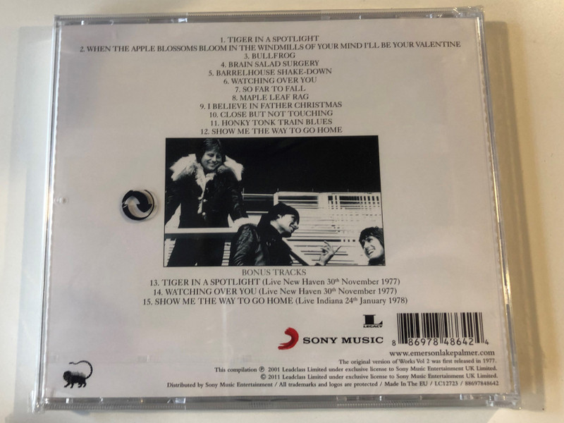 Emerson Lake & Palmer ‎– Works Volume 2 / Sony Music Audio CD 2001 / 88697848642