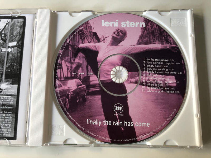 Leni Stern ‎– Finally The Rain Has Come / Metalimbo Records ‎Audio CD 2003 / EFA CD 06364-2