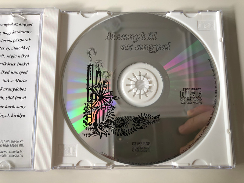 Mennyből Az Angyal - Karácsonyi Énekek / RNR Media Kft. Audio CD / 03152 RNR