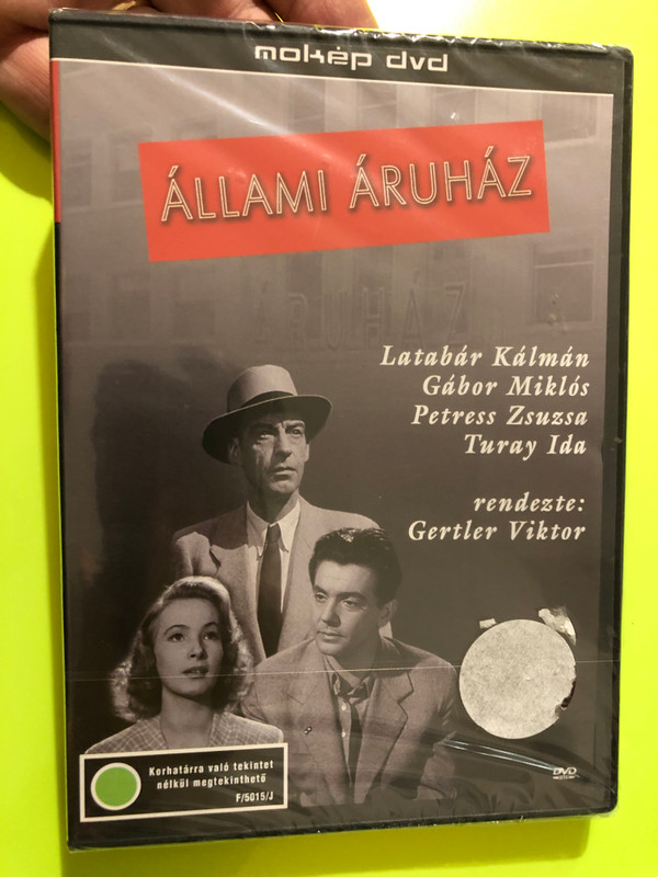 Állami Áruház DVD 1952 The State Department Store / Directed by Gertler Viktor / Starring: Latabár Kálmán, Gábor Miklós, Petress Zsuzsa, Turay Ida / Hungarian BW Film (5996357320074)