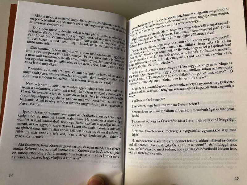 A 23. zsoltár egy juhpásztor tolmácsolásában by Phillip Keller / Hungarian edition of A Shepherd Look at Psalm 23 / Evangéliumi kiadó 1990 / Paperback (9637837469)