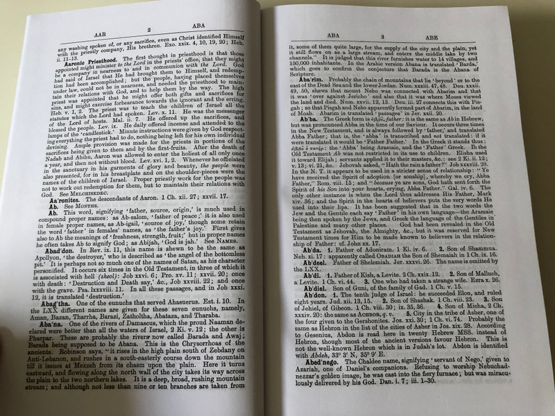Concise Bible Dictionary / Embracing some special Features to which are added some New Testament synonyms / Hardcover / GBV 2002 Reprint / Chronological tables, maps (ConciseBibleDictionaryGBV)