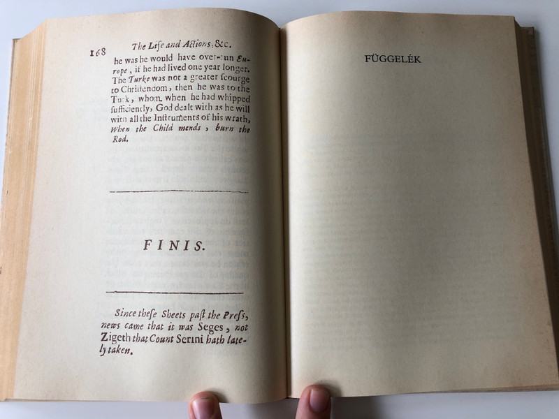 Angol életrajz Zrínyi Miklósról by Kovács Sándor Iván / Zrínyi-könyvtár II. / The Conduct and Character of Count Nicholas Serini - An English biography of Miklós Zrínyi / Zrínyi katonai kiadó 1987 / Essays, studies, facsimile and new prints of the texts (9633269342)