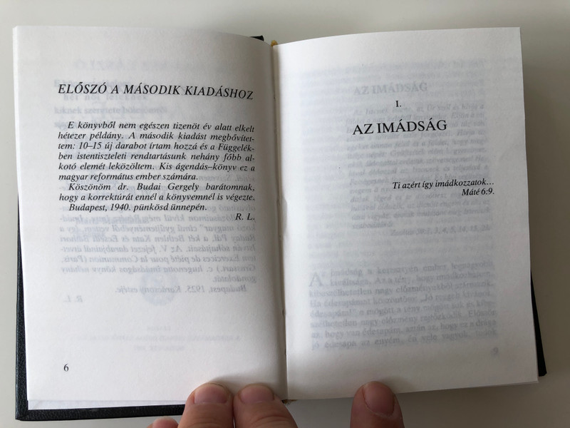 Hazafelé by Ravasz László - Elmélkedések és Imádságok / Református Zsinati Iroda 1992 / Biblical Meditations, Reflections and prayers in Hungarian (9633004845)