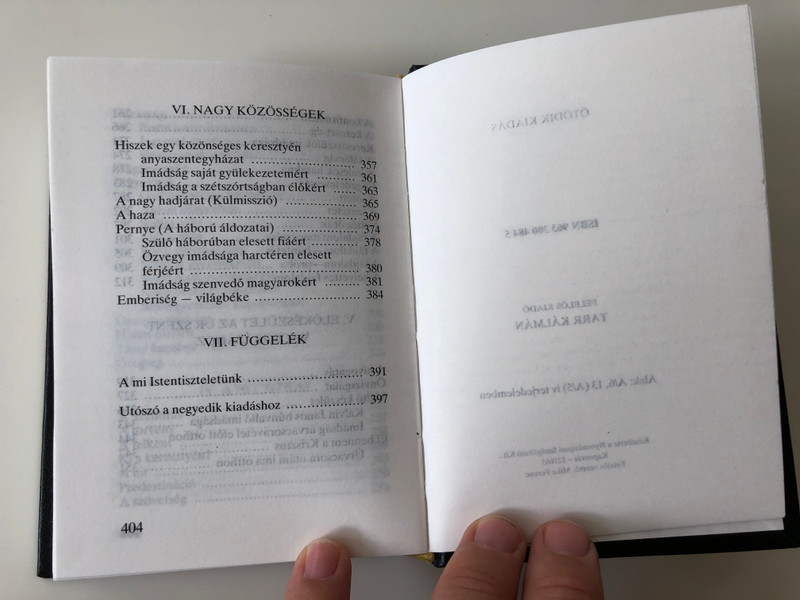 Hazafelé by Ravasz László - Elmélkedések és Imádságok / Református Zsinati Iroda 1992 / Biblical Meditations, Reflections and prayers in Hungarian (9633004845)