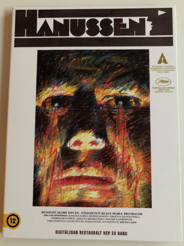 Hanussen DVD 1988 / Directed & Written by Szabó István / Starring: Klaus Maria Brandauer, Erland Josephson, Bánsági Ildikó, Eperjes Károly, Cserhalmi György, Grażyna Szapołowska, Walter Schmidinger, Jiří Adamíra, Adriana Biedrzyńska, Eszenyi Enikő (5999887816604)