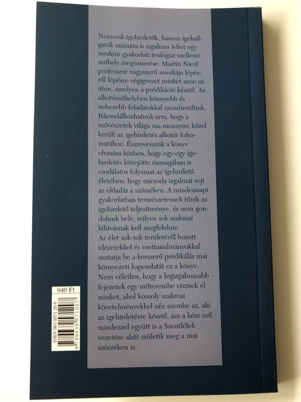Dramatizált homiletika by Martin Nicol / Hungarian edition of Einander ins Bild Setzen. Dragaturgishen Homiletik / Luther kiadó 2005 / Paperback (9639571296)