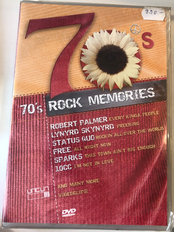 70's Rock Memories DVD 2004 Featuring Robert Palmer, Lynyrd Skynyrd, Status quo, Sparks, 10CC / CUTS 1054 / NEW - SEALED (801735405487.)
