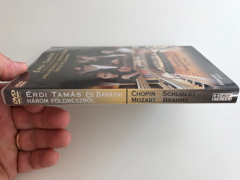 Érdi Tamás és Barátai három földrészről DVD 2005 Jamila Musayeva, Hiroko Sasaki, Vanessa M. Diamond / Chopin, Schubert, Mozart, Brahms / Weiner-Szász Kamaraszimfonikusok / Conducted by Pál Tamás / ÉrdiDVD 001 (érdidvd001)