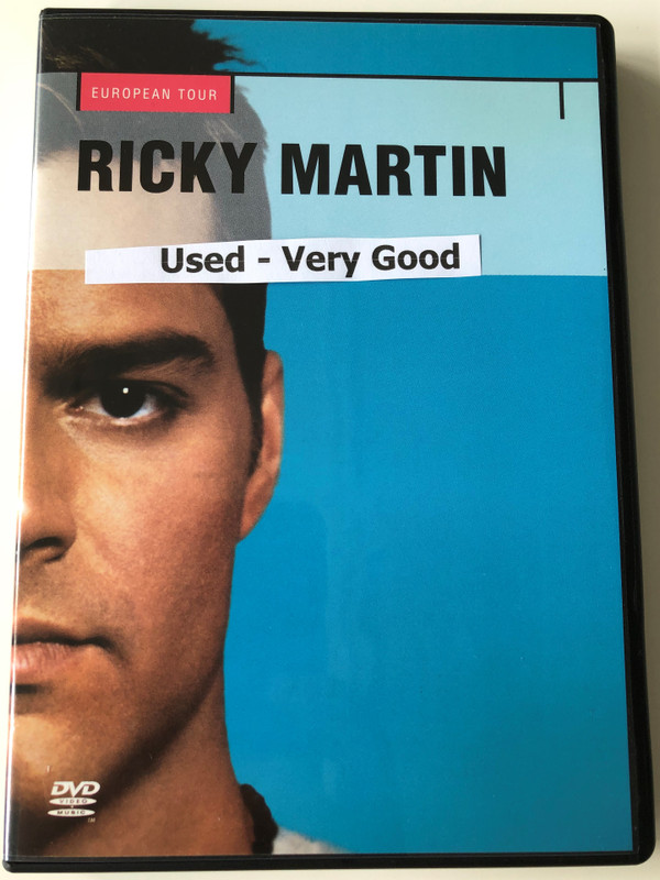 Ricky Martin - European Tour DVD 2001 / No puedo mas, Nada es imposible, Susana (7290006557285)