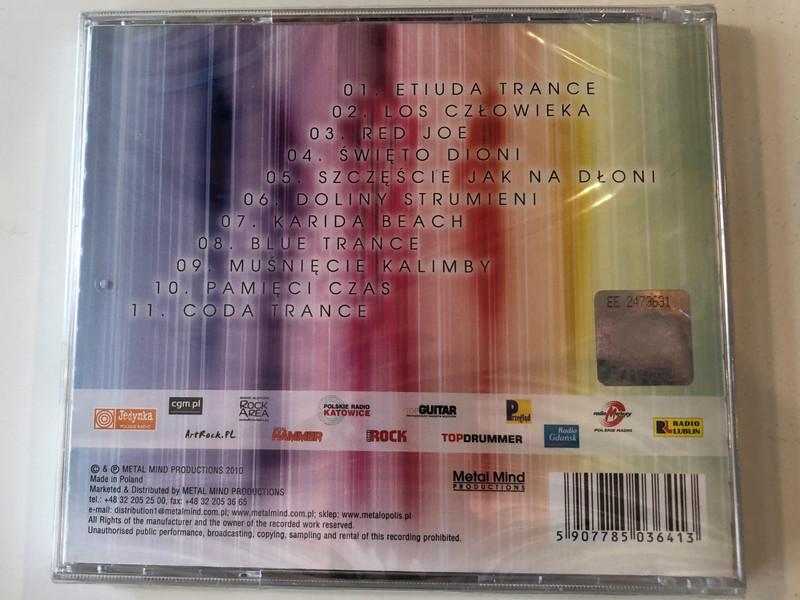SBB ‎– Blue Trance / Metal Mind Productions ‎Audio CD 2010 / MMP CD 0680
