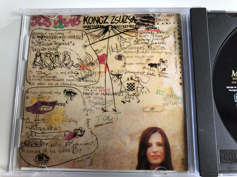 Koncz Zsuzsa ‎– Kis Virág / Mega Audio CD 1994 / HCD 37602 (94/M-028)