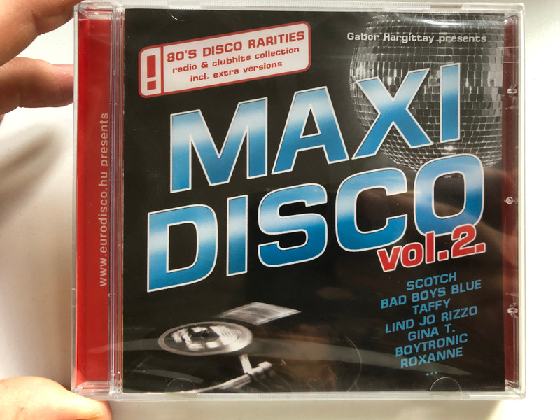 Gabor Hargittay presents Maxi Disco Vol. 2. / Scotch, Bad Boys Blue, Taffy, Linda Jo Rizzo, Gina T., Boytronic, Roxanne... / 80's Disco Rarities radio & clubhits collection incl. extra versions / Hargent Media ‎Audio CD / CD HGPOL 781