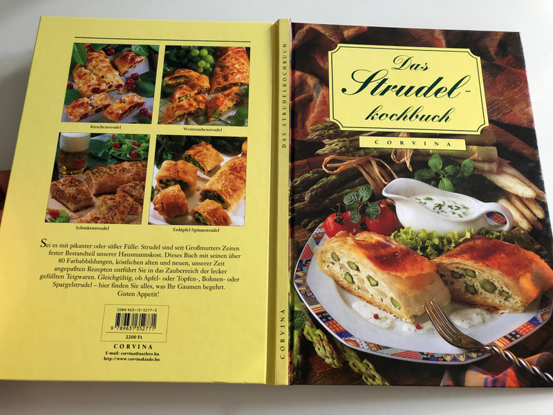 Das Strudelkochbuch / German language cookbook - the Strudel / Corvina Verlag 2003 / Hardcover (9631352773)